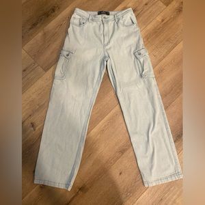 Hollister Ultra high rise Dad cargo jeans